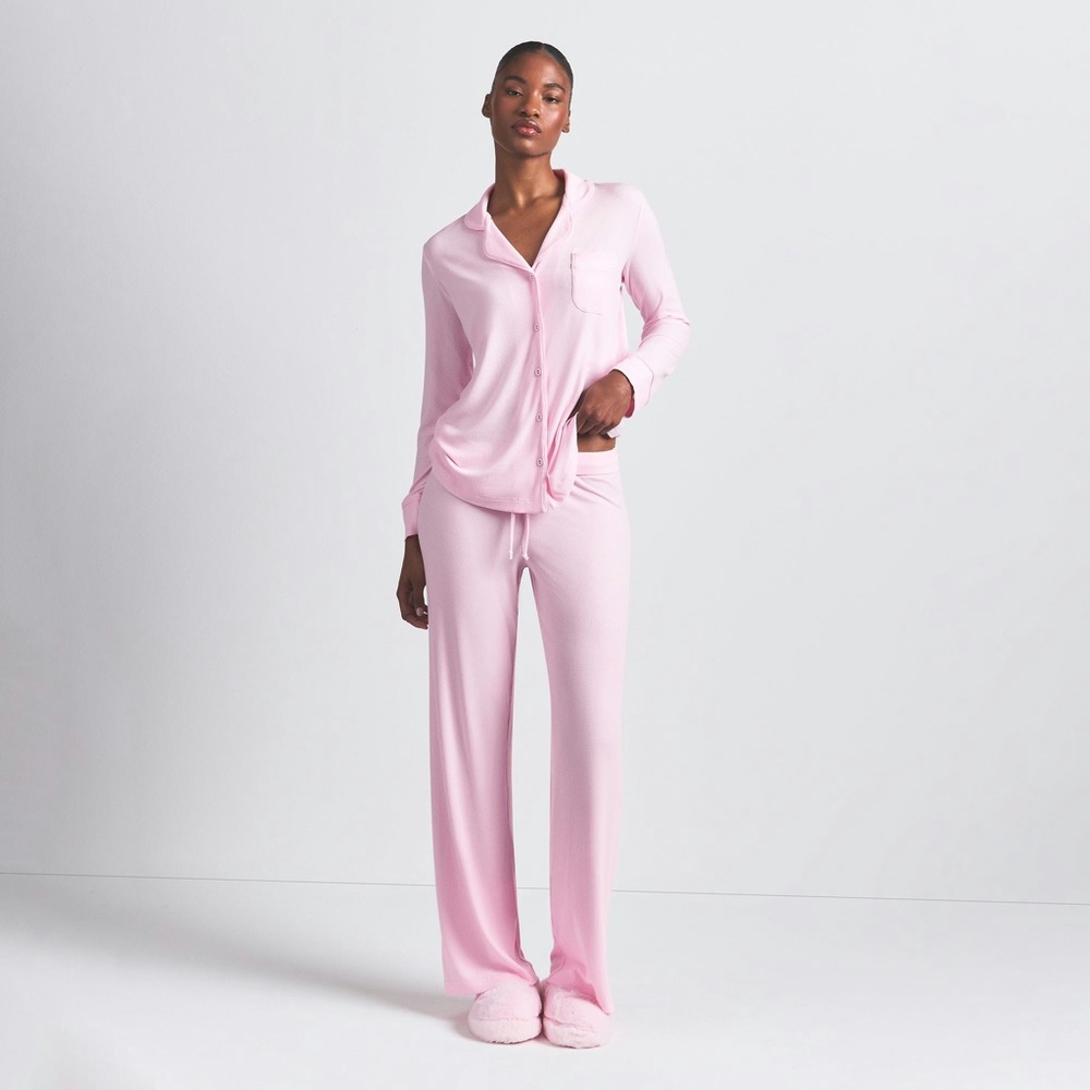 SKIMS Soft Pink Women's Pajama Set
